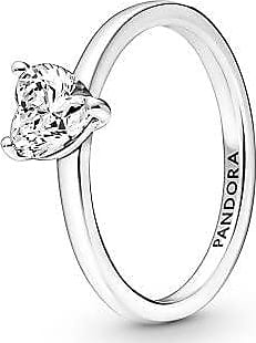 925 Silber Ring mit Zirkonia Silber Klingel Damen Accessoires Schmuck Ringe 