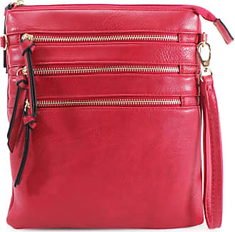 Craze London Handbags Womens Medium Trendy Messenger Cross Body Shoulder Bag With Long Strap