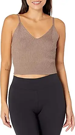  Calvin Klein Performance Women's Mock Neck Ponte Long Sleeve  Fitted Crop Top, Teak, Small : Clothing, Shoes & Jewelry