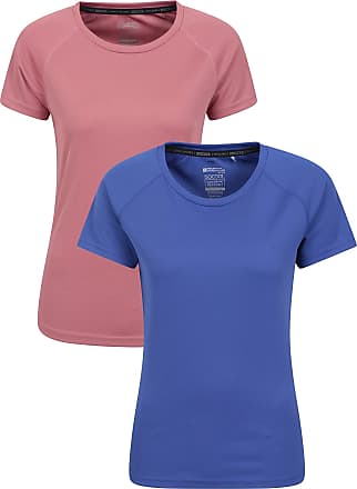 Running Hiking & Outdoors Best for Summer Lightweight Tee Shirt V Neck Top Mountain Warehouse Womens UV Polo UV Protection Ladies T-Shirt 