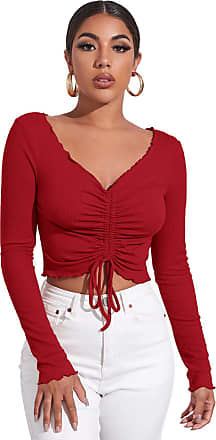 Collection Cropped top rood elegant Mode Tops Cropped tops 