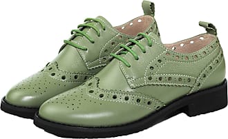 green brogues ladies