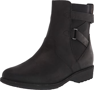 teva black ankle boots