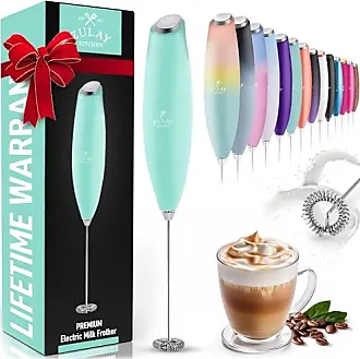 Elementi Electric Milk Frother Handheld - Drink Mixer - Electric Whisk -  Handheld Mixer (Mint Green) 