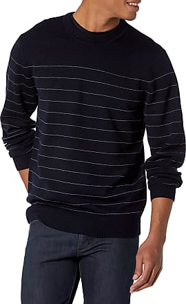 Grey Marl Theory Mens Avery O Cashfeel Knit Pullover Sweater 