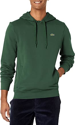 SH3141 Lacoste Mens Long Sleeve Bicolor Chevron Detail Hoodie Sweatshirt