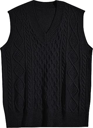 Tommy Hilfiger Knitted Vest check pattern casual look Fashion Vests Knitted Vests 