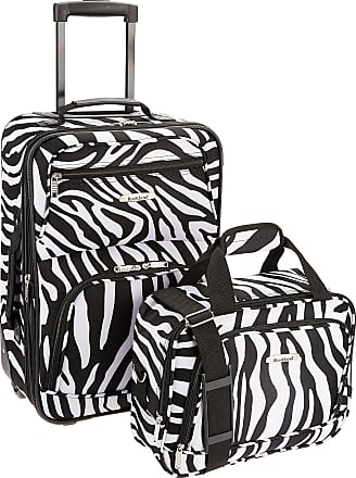Rockland Fashion Softside Upright Luggage Set, Expandable, Black, 2-Piece  (14/19)