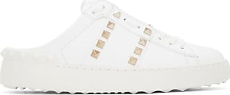 valentino studded trainers womens