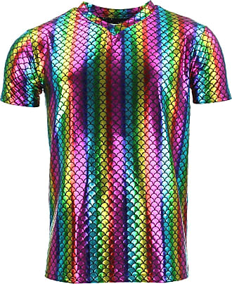 sequin gay pride shirt
