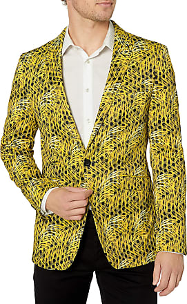 Azaro Uomo Mens Dress Party Prom Blazer Suit Jacket Casual Slim Fit Floral