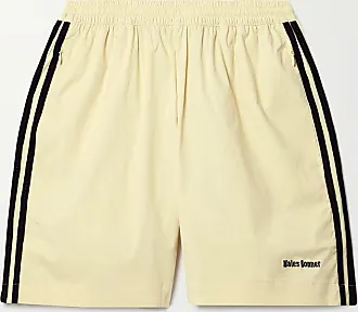 ADIDAS ORIGINALS + Wales Bonner crochet-trimmed recycled-shell shorts
