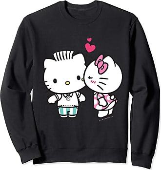 HSGRSSGF Hello Kitty Cute Cat and Apple Hoodie Sweatshirts for Women Hoodie Casual Hooded Sweashirt Pullover with Pockets
