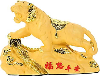 Chinesische Geburt Zeichen Tiere Statue Messingimitation Feng Shui Skulptur Deko 