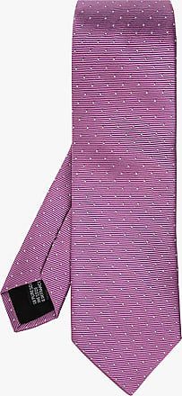 Lanvin Patterned Silk Tie Mens Pink