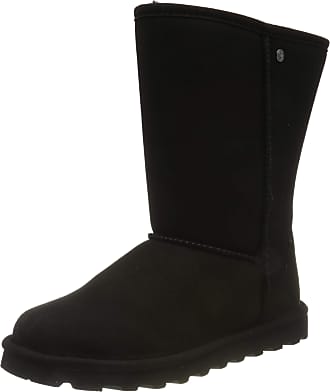 Bearpaw Womens Elle Short Vegan Slouch Boots, Black (Black Ii 011), 3 UK