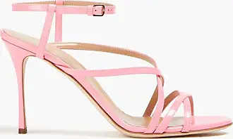 Sergio Rossi 100mm studded leather sandals - Pink