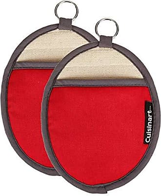 Cuisinart Chambray Pot Holders with Soft Insulated Pockets, 2pk - Heat  Resistant Hot Pads, Trivets Protect Hands and Surfaces from Hot Kitchenware  