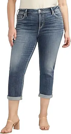 1826 jeans Womens Plus Size Cotton Stretch CAPRI Pants &Kim Rogers Elastic  Waist