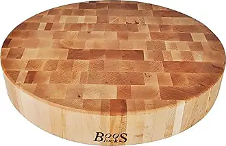 John Boos Maple Wood Cutting Board for Kitchen Prep 24 Inches x 18 Inches,  2.25 Inches Thick Reversible End Grain Rectangular Charcuterie Boos Block