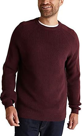 Paolo Pecora Baumwolle Pullover in Rot für Herren Herren Bekleidung Pullover und Strickware Rundhals Pullover 