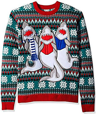 Blizzard Bay Boys Long Sleeve Crew Neck Llama Pegasus Ugly Christmas Sweater