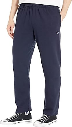 Champion Men's Authentic Open Bottom Jersey Pant, Small - Black at