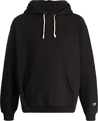 Champion Hooded Sweatshirt Men Hoodies Black in Size:S