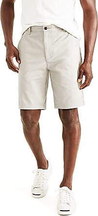 Size 30 New NWT Grey Slate Dockers Men's Straigh Fit Flat Front Poplin Shorts 