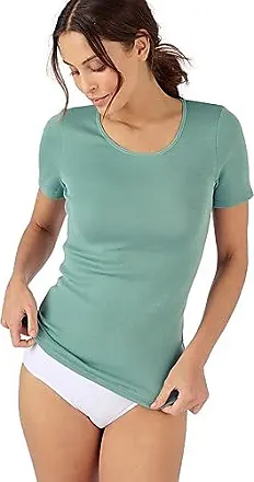Damart - T-shirt manches courtes avec dentelle Thermolactyl