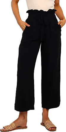 Linen Pants for Women 2023 Casual Loose Drawstring Elastic High
