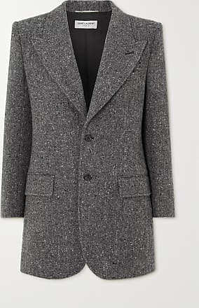 s.Oliver Blazer en tweed gris ardoise-blanc motif ray\u00e9 style d\u2019affaires Mode Blazers Blazers en tweed 