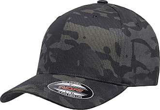 Flexfit Cotton Twill Fitted Cap, Black, Small/Medium at  Men's  Clothing store