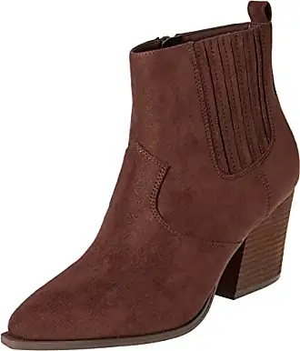 Woman BROWN Ankle Boots in Suede XXW60C0DD50RE042S611