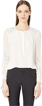 Rebecca Taylor Womens Short/  Ss Lace Top W//emb