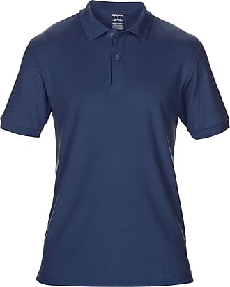 Gildan Mens DryBlend Adult Double Pique Polo Shirt, Blue (Navy), Large (Size: L)