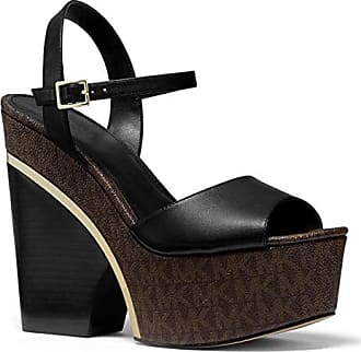 michael kors black wedges