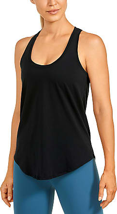 Aibrou Womens Active Wear Top Cross Back Workout Fitness Sports Yoga Tank Shirt 