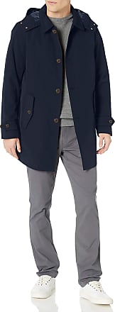 tommy hilfiger navy coat mens