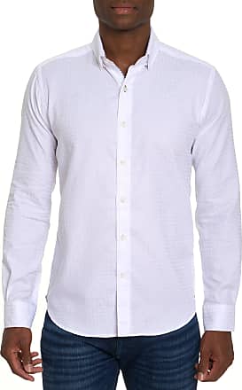 Robert Graham Satin Cornelia Woven Shirt in White for Men Mens Clothing Shirts Casual shirts and button-up shirts 