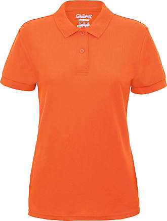 Gildan Gildan DryBlend Ladies Sport Double Pique Polo Shirt (2XL) (Safety Orange)