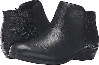 SoftWalk Women's Rimini Perf Boots - Wide Stone in Size 8