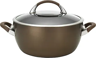 Circulon 84569 Elementum Hard Anodized Nonstick Stock Pot / Stockpot with  Lid - 7.5 Quart, Gray