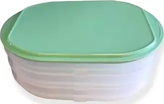  Tupperware Classic Slim Lunch Box, Green (189): Home & Kitchen