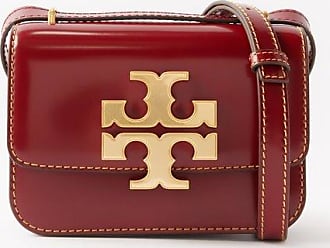 Tory Burch Brilliant Red Robinson Convertible Leather Crossbody