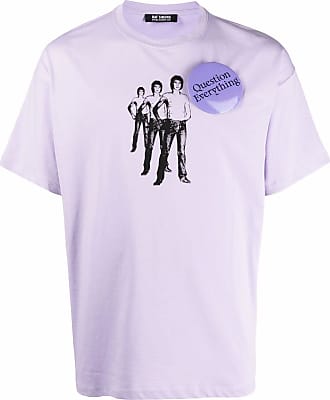 Purple Print House T-Shirt Camiseta para Hombre