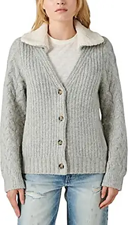 Lucky Brand Women's Omber Lace Up Pullover Sweater