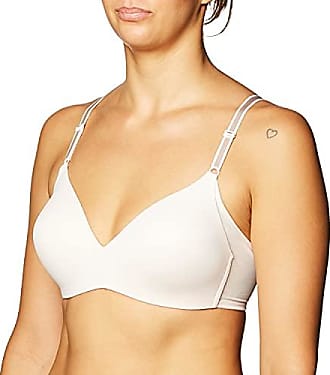 Warner's Womens No Side Effects Wire-Free Contour Bra, Rosewater with Mesh, 40B