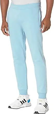 adidas Men's Essentials Fleece Tapered Cuffed 3-Stripes Pants, Semi Lucid  Blue, Small