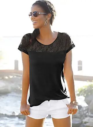 Shirts aus Spitze zu Schwarz: Shoppe Stylight in −64% bis 